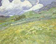Vincent Van Gogh Mountainous Landscape behind Saint-Paul Hospital (nn04) Spain oil painting reproduction